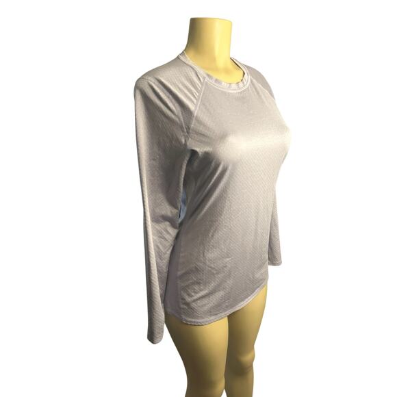 Women M REI Co-Op Light Purple Crewneck Long Sleeved Tee Shirt Top Base Layer - Picture 1 of 6